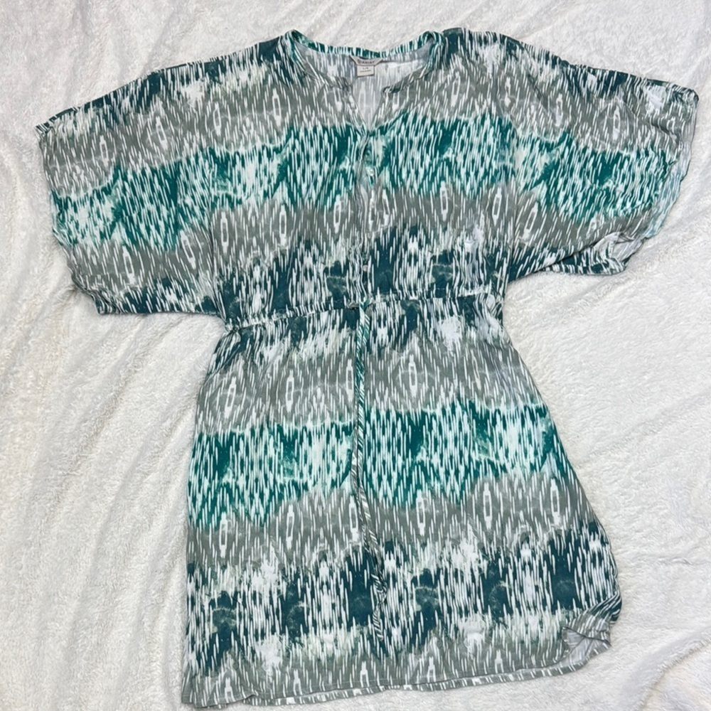Ariat Teal and Gray Patterned western boho dress